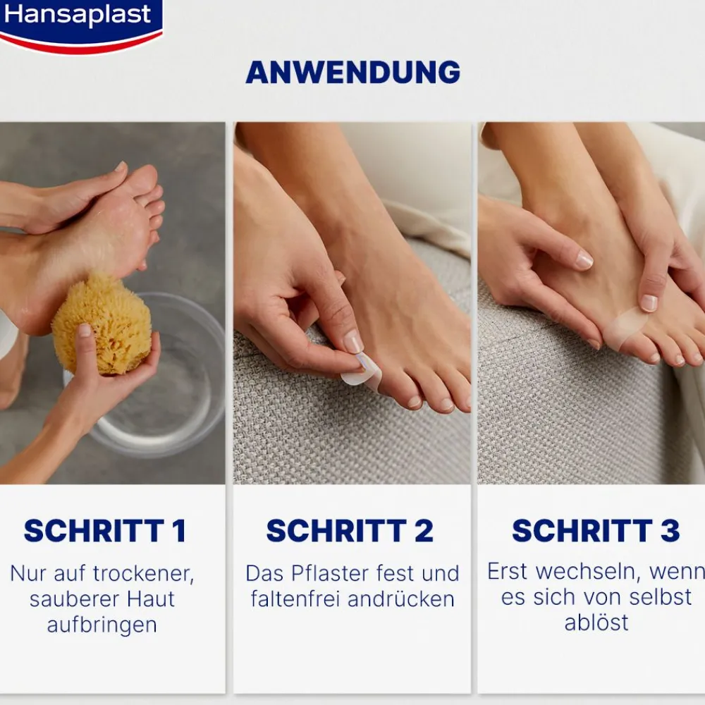 Blasenpflaster Klein | Wirksame Behandlung von Blasen | Blasenschutz | Sofortige Schmerzlinderung | Druckentlastung | Extra starke Haftung | 6 Stück - Jetzt 20% mit dem Code hp20 sparen>Hansaplast Outlet