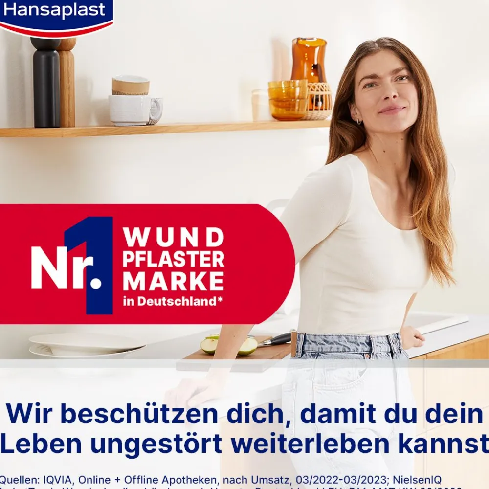 Classic Pflaster | Atmungsaktive Wundauflage | Zuschneidbares Heftpflaster | 20 Stk. - Jetzt 20% mit dem Code hp20 sparen|Hansaplast Clearance