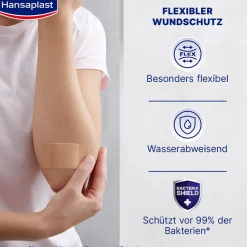 Elastic Pflaster| Flexibler Wundschutz| Elastische Pflaster | Zuschneidbar | 10 Stück - Jetzt 20% mit dem Code hp20 sparen>Hansaplast Online