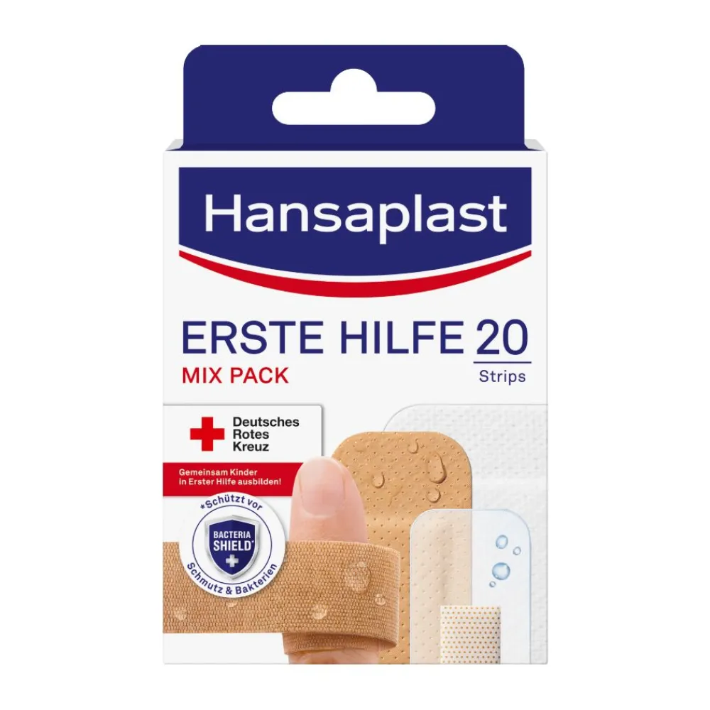 Erste Hilfe Pflaster Mix - Jetzt 20% mit dem Code hp20 sparen>Hansaplast Online