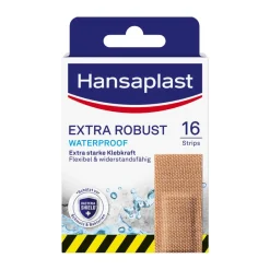 Extra Robust Pflaster | Wasserdichte Pflaster | Extra starke Textilpflaster | 16 Stk. - Jetzt 20% mit dem Code hp20 sparen>Hansaplast Discount