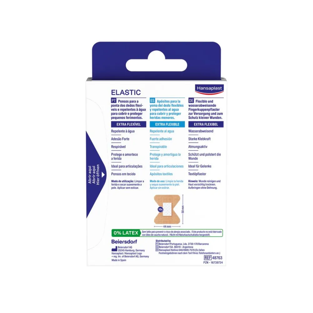Fingerstrips Pflaster | Fingerpflaster | Besonders flexibler Wundschutz | Wasserabweisendes Pflaster | Schützt vor 99 % der Bakterien | 10 Stück - Jetzt 20% mit dem Code hp20 sparen|Hansaplast New