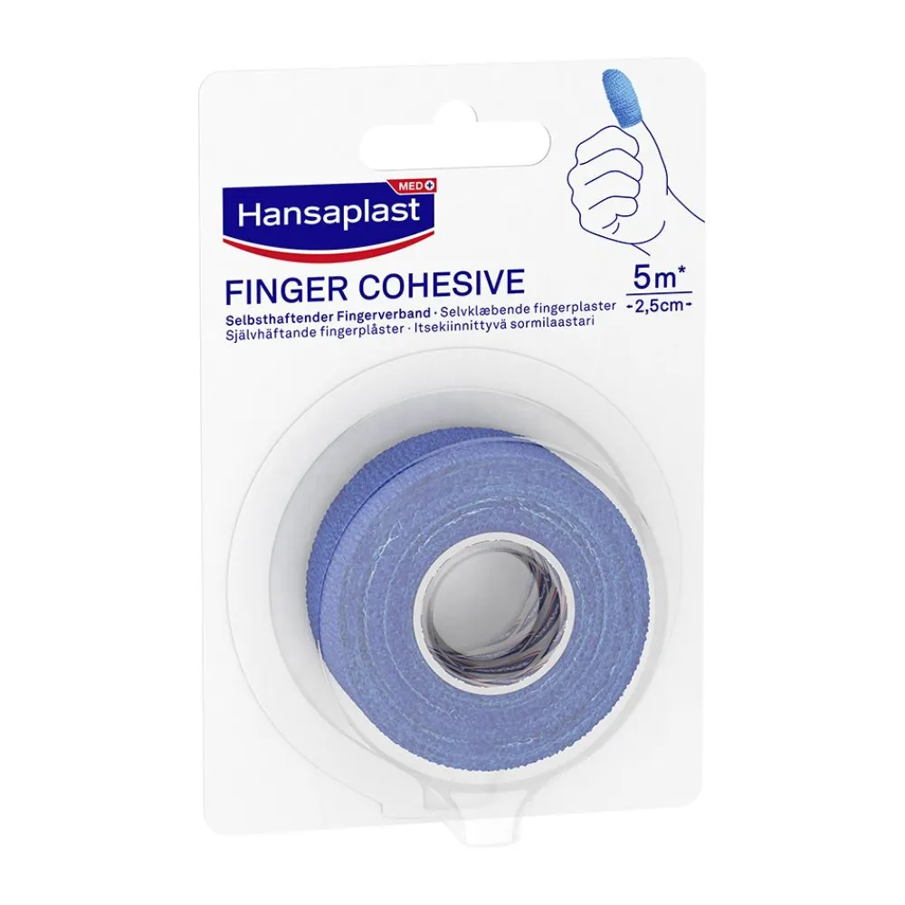 Fingerverband | Selbsthaftender Verband | Fixiert Wundauflagen | 5 m x 2,5 cm - Jetzt 20% mit dem Code hp20 sparen|Hansaplast Online