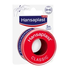 Fixierpflaster Classic | Pflasterrolle | Fixierung von Wundauflagen | 5m x 2,5 cm - Jetzt 20% mit dem Code hp20 sparen>Hansaplast Hot
