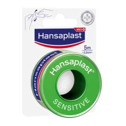Fixierpflaster Sensitive | Hautfreundliches Verbandsmaterial | Fixiertape | 5m x 2,5 cm - Jetzt 20% mit dem Code hp20 sparen>Hansaplast Clearance