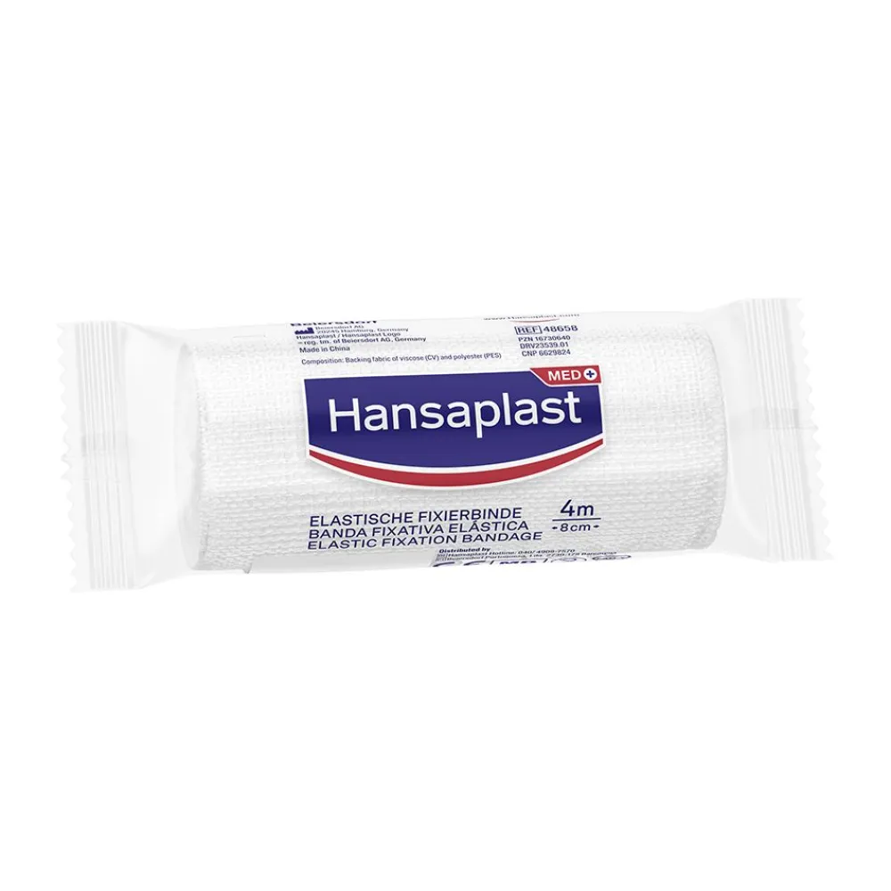 MED Elastische Fixierbinde 4 m x 8 cm - Jetzt 20% mit dem Code hp20 sparen>Hansaplast