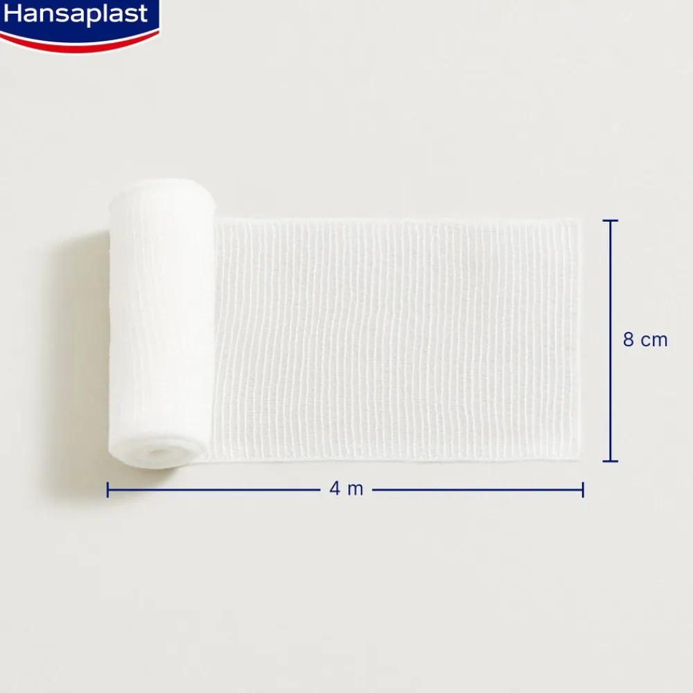 MED Elastische Fixierbinde 4 m x 8 cm - Jetzt 20% mit dem Code hp20 sparen>Hansaplast
