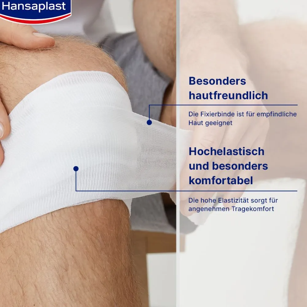MED Elastische Fixierbinde 4 m x 8 cm - Jetzt 20% mit dem Code hp20 sparen>Hansaplast