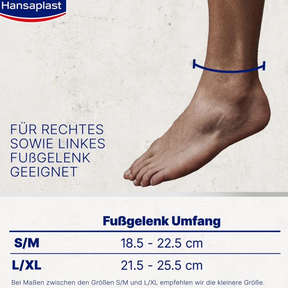 Performance Fußgelenkbandage S/M | Schützende Sportbandage | Fußgelenkbandage | Flexibel - Jetzt 20% mit dem Code hp20 sparen>Hansaplast New