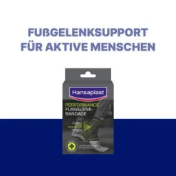Performance Fußgelenkbandage S/M | Schützende Sportbandage | Fußgelenkbandage | Flexibel - Jetzt 20% mit dem Code hp20 sparen><noscript><img width=