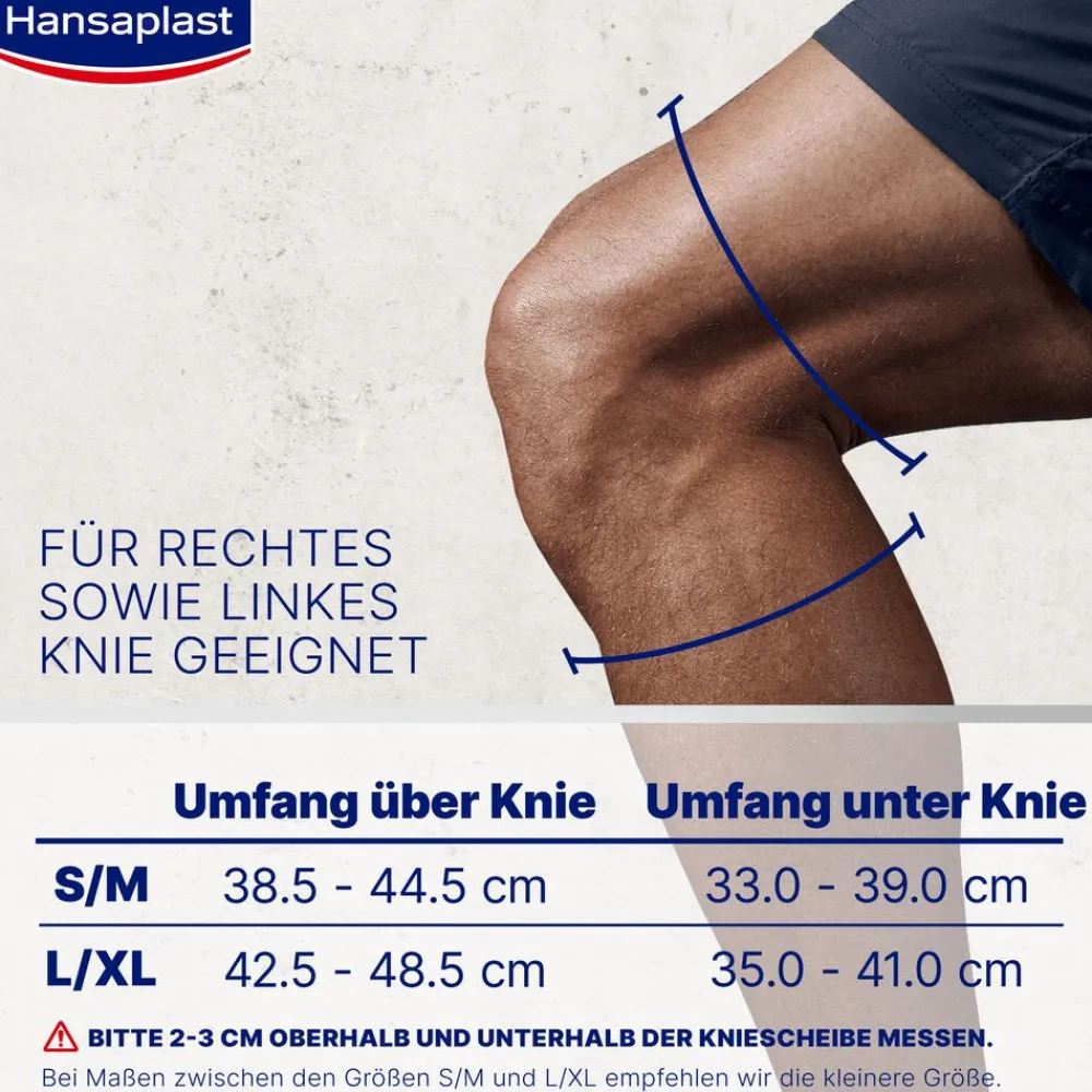 Performance Kniebandage L/XL | Schützende Sportbandage | Knieschoner | Flexible Bandage - Jetzt 20% mit dem Code hp20 sparen|Hansaplast Outlet