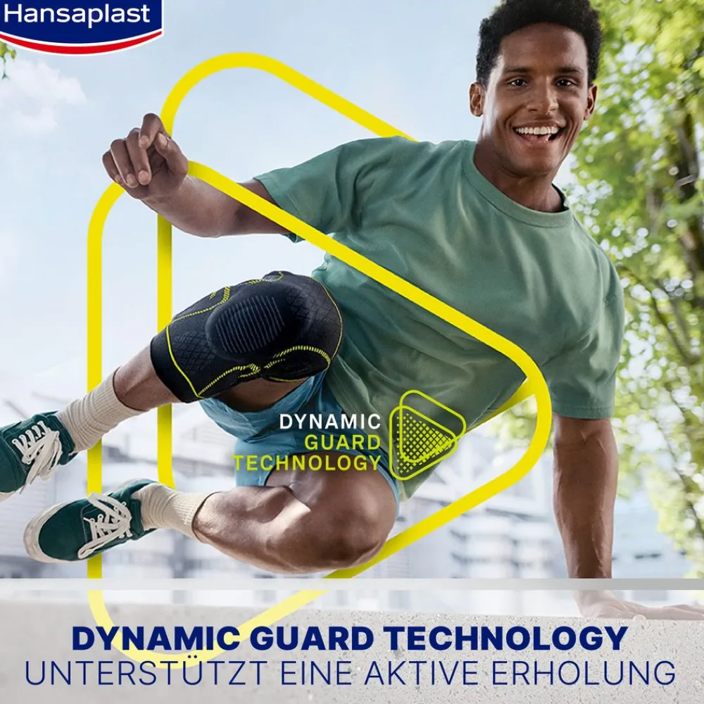 Performance Kniebandage L/XL | Schützende Sportbandage | Knieschoner | Flexible Bandage - Jetzt 20% mit dem Code hp20 sparen|Hansaplast Outlet