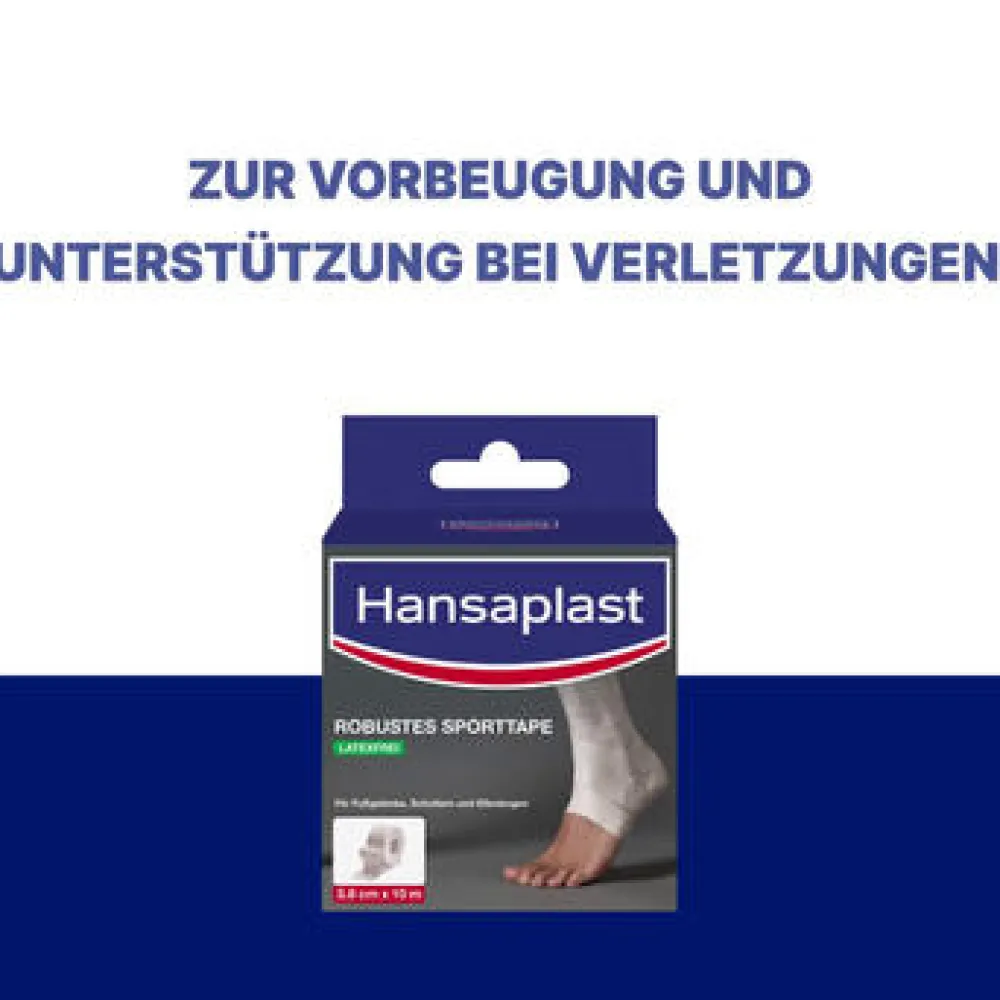 ROBUSTES Sporttape 3,8 cm x 10 m - Jetzt 20% mit dem Code hp20 sparen|Hansaplast
