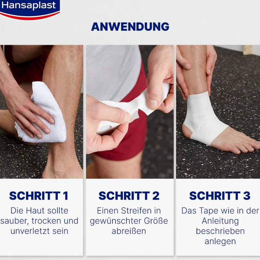 ROBUSTES Sporttape 2,5 cm x 10 m - Jetzt 20% mit dem Code hp20 sparen>Hansaplast Online