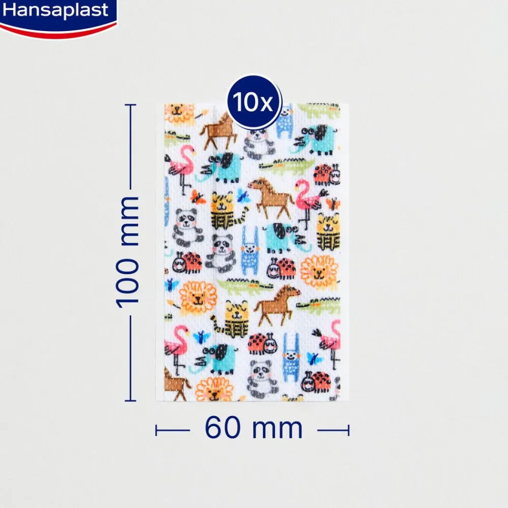 Sensitive Kids Pflaster | Weiches & atmungsaktives Material | Schmerzfrei zu entfernen | Aufmunternde Pflaster | 10 Stück - Jetzt 20% mit dem Code hp20 sparen|Hansaplast Best