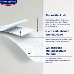 Sensitive Pflaster | Pflaster für empfindliche Haut | Schonender Wundschutz | 10 Stk. - Jetzt 20% mit dem Code hp20 sparen|Hansaplast Sale