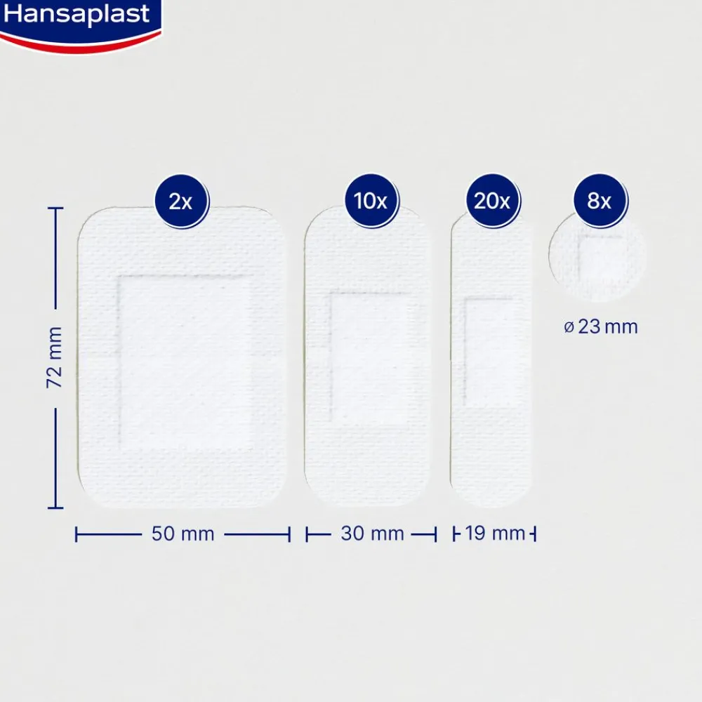 Sensitive Pflaster | Pflaster für empfindliche Haut | Schonender Wundschutz | 40 Stk. - Jetzt 20% mit dem Code hp20 sparen|Hansaplast New
