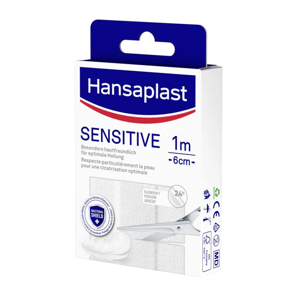 Sensitive Pflaster | Pflaster für empfindliche Haut| Schonender Wundschutz | 10 Stk. - Jetzt 20% mit dem Code hp20 sparen|Hansaplast Best