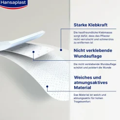 Sensitive 4XL Wundpflaster | Steril | Besonders hautfreundlich | Für größere & postoperative Wunden | Blockiert 99 % der Bakterien | 10 x 20 cm | 5 Stück - Jetzt 20% mit dem Code hp20 sparen><noscript><img width=