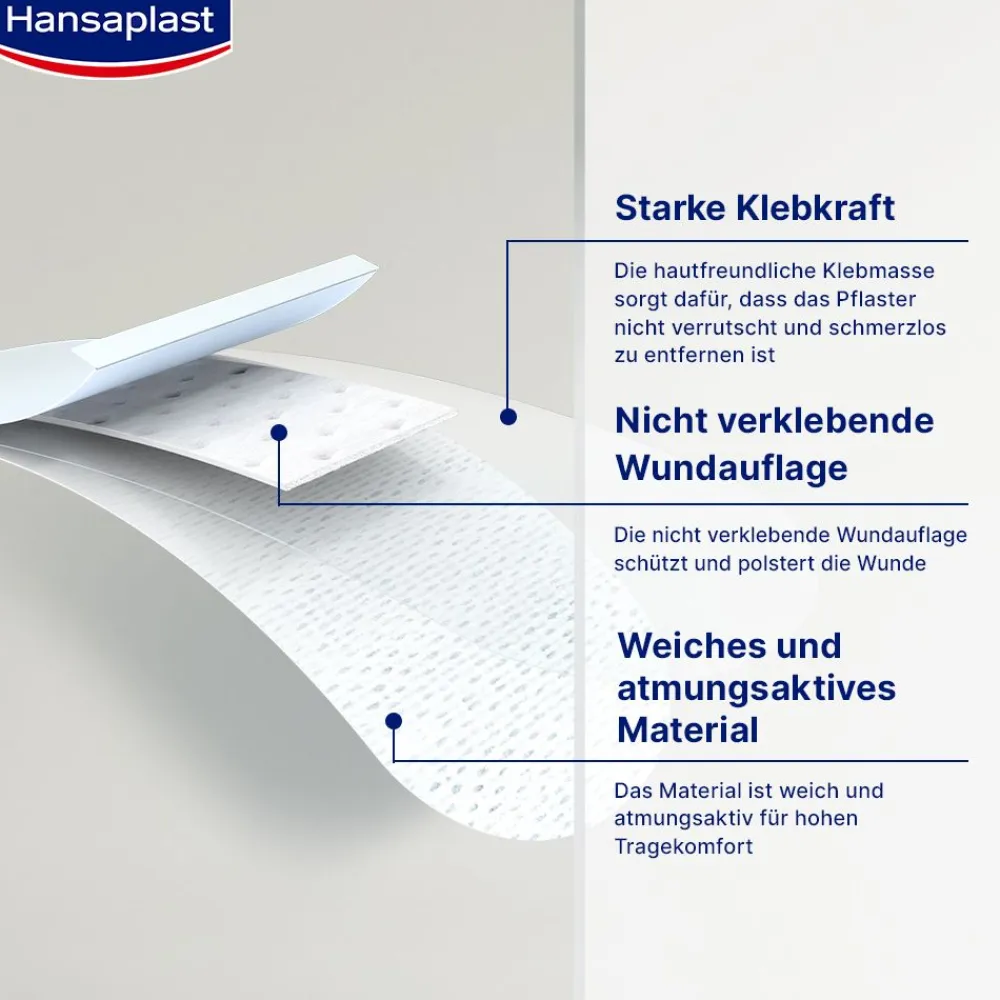 Sensitive 4XL Wundpflaster | Steril | Besonders hautfreundlich | Für größere & postoperative Wunden | Blockiert 99 % der Bakterien | 10 x 20 cm | 5 Stück - Jetzt 20% mit dem Code hp20 sparen>Hansaplast Discount