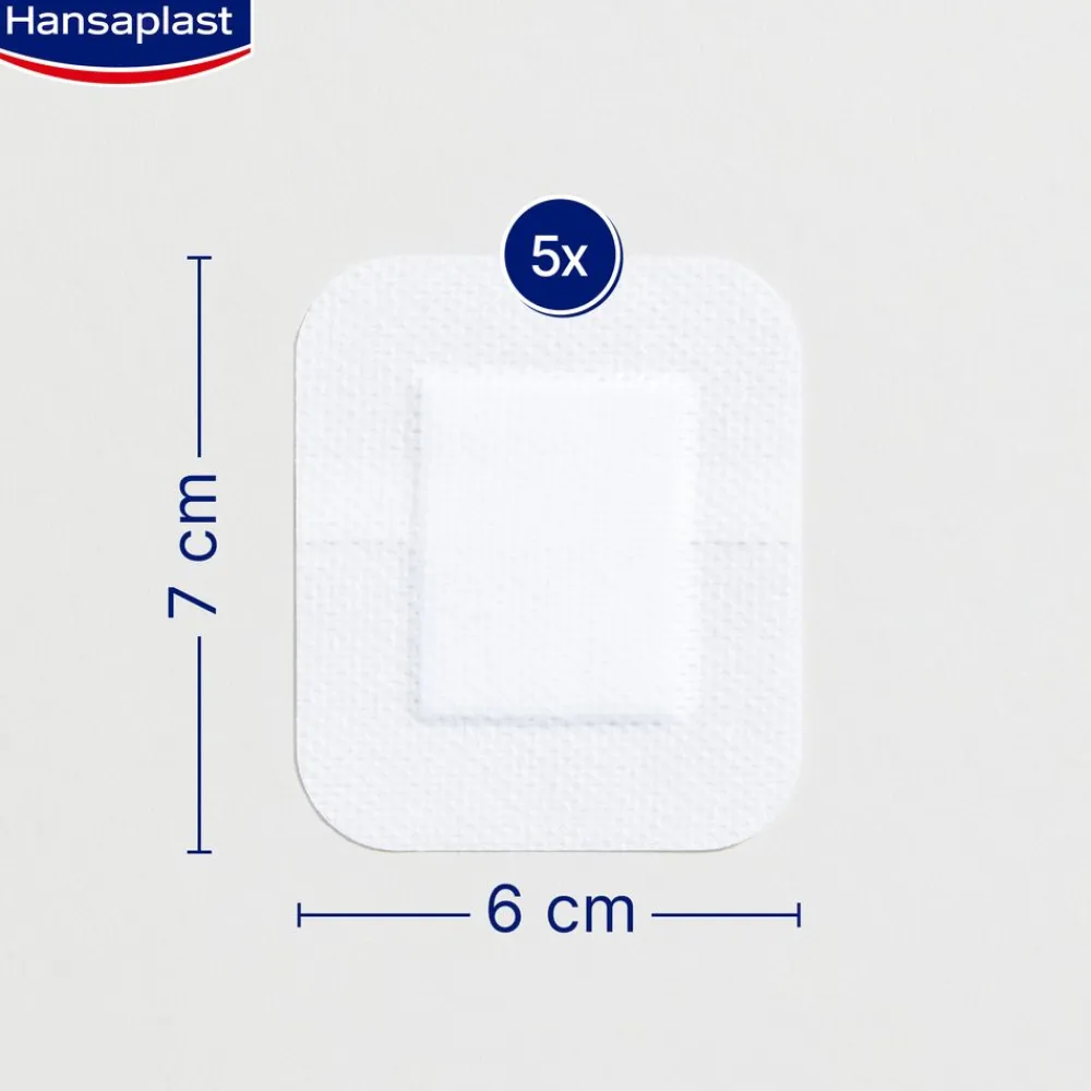 Sensitive XL Wundverband | Selbstklebender Verband | Hautfreundliche Wundauflage | 5 Stk. - Jetzt 20% mit dem Code hp20 sparen>Hansaplast New
