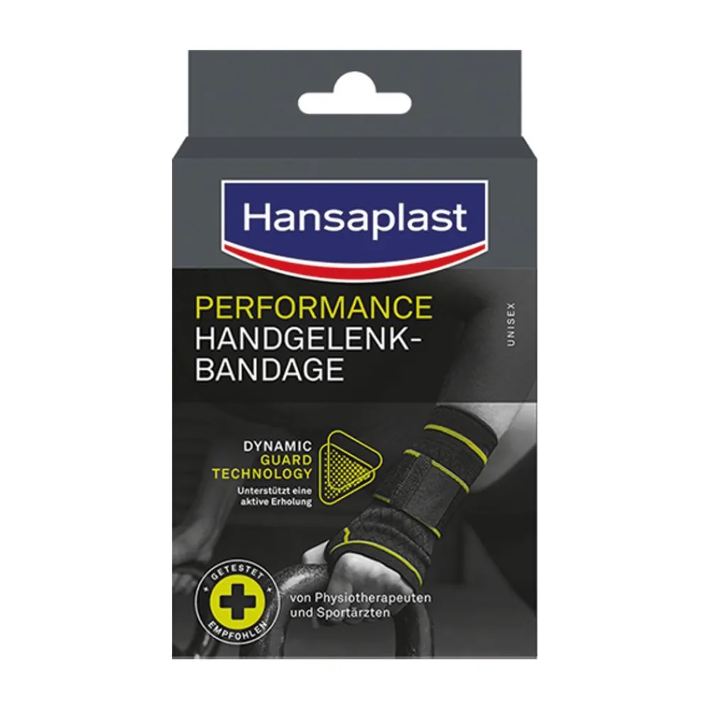 Sport Handgelenkbandage S/M | Schützende Sportbandage | Handgelenkschoner | Flexibel - Jetzt 20% mit dem Code hp20 sparen|Hansaplast Online