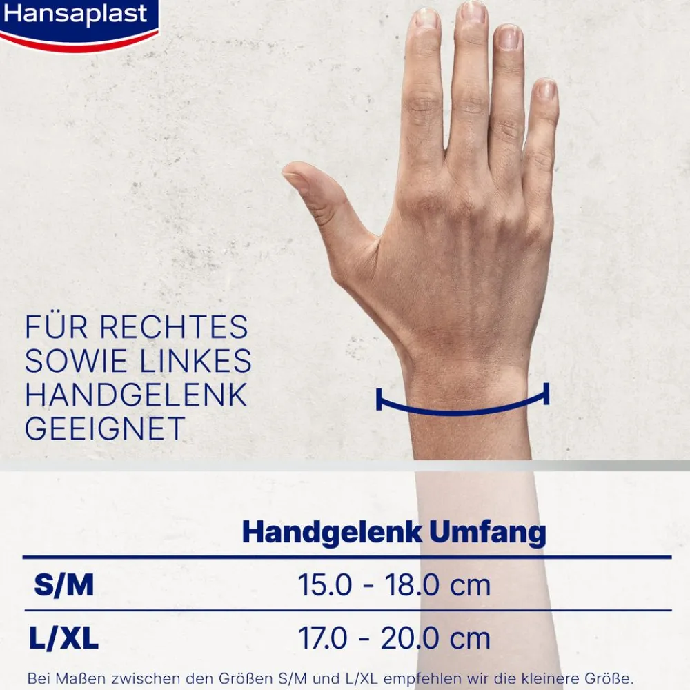 Sport Handgelenkbandage S/M | Schützende Sportbandage | Handgelenkschoner | Flexibel - Jetzt 20% mit dem Code hp20 sparen|Hansaplast Online