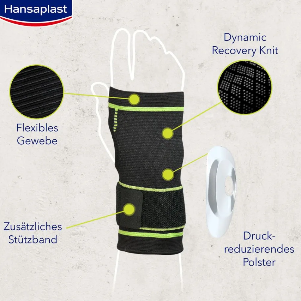 Sport Handgelenkbandage S/M | Schützende Sportbandage | Handgelenkschoner | Flexibel - Jetzt 20% mit dem Code hp20 sparen|Hansaplast Online