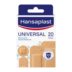 Universal Wundpflaster | Wasserabweisend | Starke Klebkraft | Nicht verklebende Wundauflage | Atmungsaktive Universal Pflaster | 20 Stück - Jetzt 20% mit dem Code hp20 sparen|Hansaplast Sale