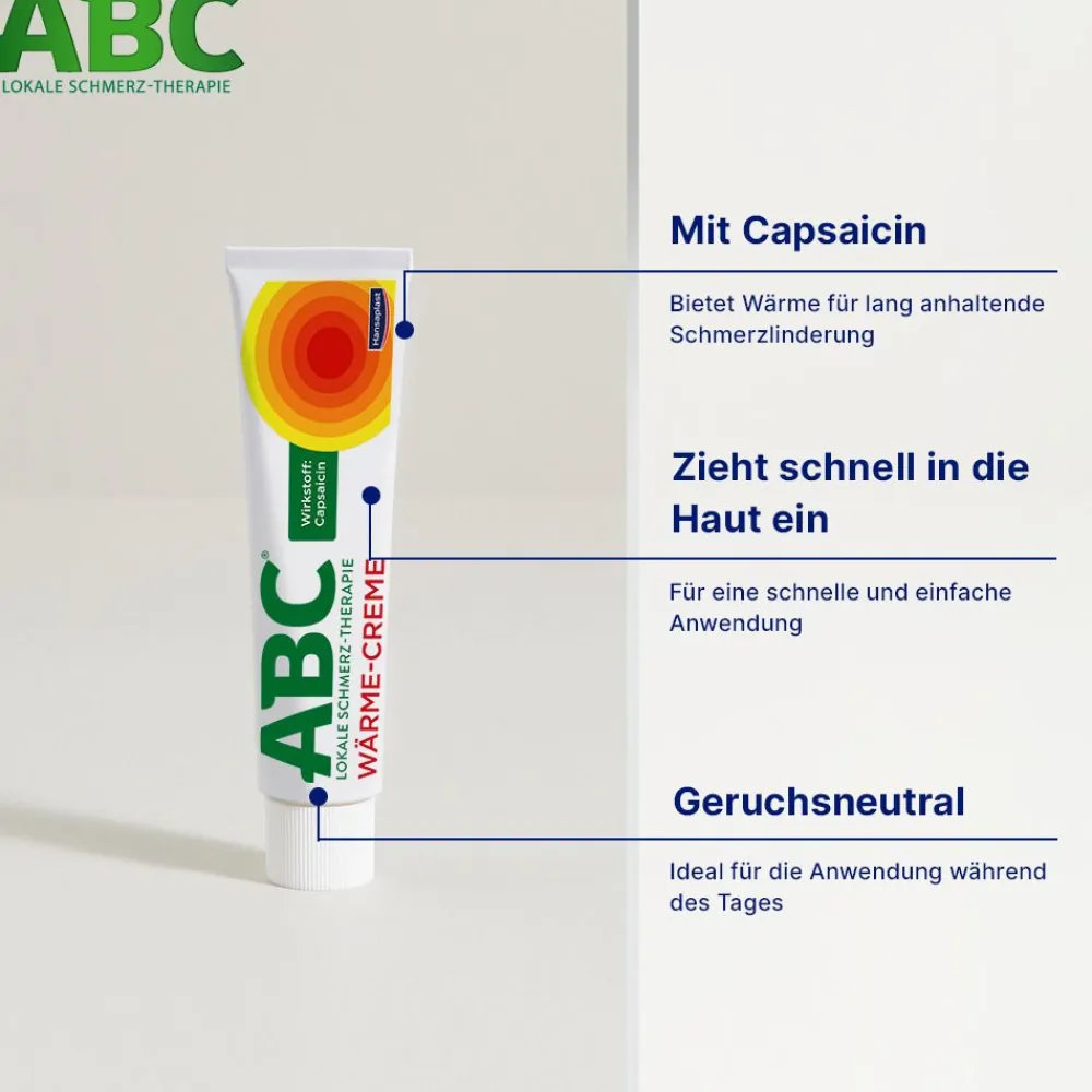 Wärmesalbe | Bei Muskel- & Rückenschmerzen | Wärmebehandlung mit Capsicum>Hansaplast