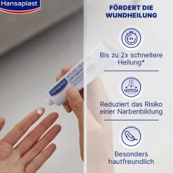 Wundheilsalbe | Fördert Wundheilung | Salbe für offene Wunden - Jetzt 20% mit dem Code hp20 sparen|Hansaplast