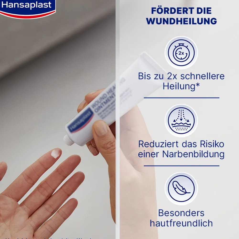 Wundheilsalbe | Fördert Wundheilung | Salbe für offene Wunden - Jetzt 20% mit dem Code hp20 sparen|Hansaplast
