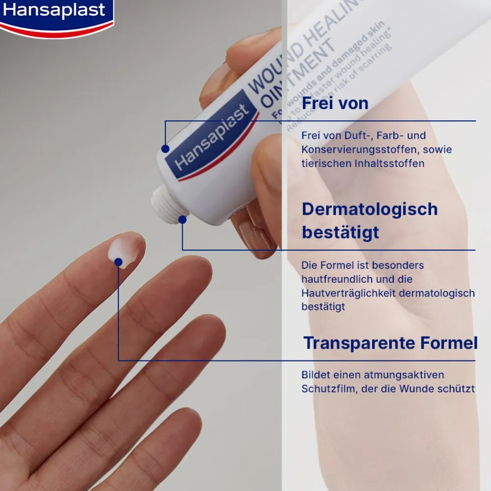 Wundheilsalbe | Fördert Wundheilung | Salbe für offene Wunden - Jetzt 20% mit dem Code hp20 sparen|Hansaplast