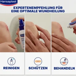 Wundheilsalbe | Fördert Wundheilung | Salbe für offene Wunden - Jetzt 20% mit dem Code hp20 sparen|Hansaplast