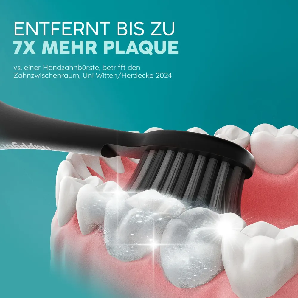Aufsteckbürsten ECO VIBE 3 AllBlack|happybrush Discount