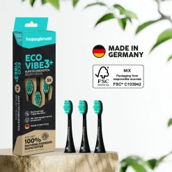 Aufsteckbürsten ECO VIBE 3 Black-Mint|happybrush Sale