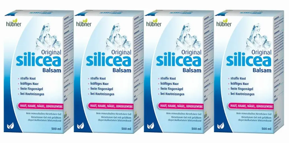Original silicea Balsam 4 x 500ml|hübner Best