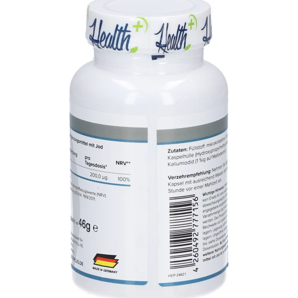 JOD – Jod aus Kaliumjodid zur Unterstützung der Schilddrüse>Health+ Online