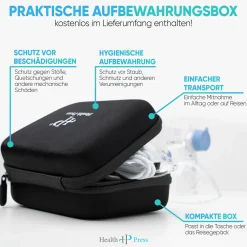 ® Inhalationsgerät – Tragbarer, Reisetauglicher Inhalator für Erwachsene & Kinder|Health Press New