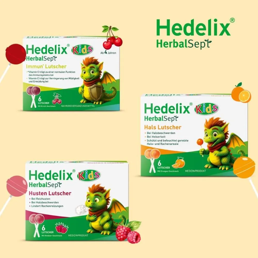 Hedelix HerbalSept Hals Lutscher Kids> Hot