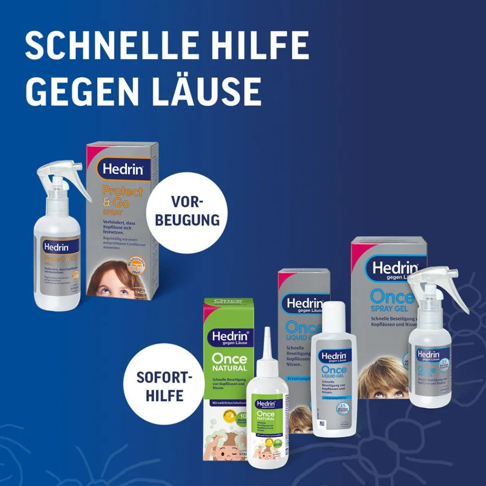 ® Once Liquid Gel - Schnelle Hilfe bei akutem Läusebefall|Hedrin Online