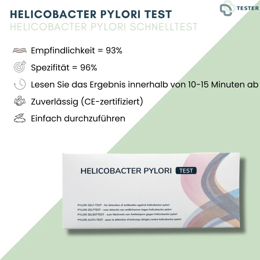 Helicobacter Pylori Test - Helicobacter Pylori Schnelltest - Zuhause Test - The|TESTER Sale
