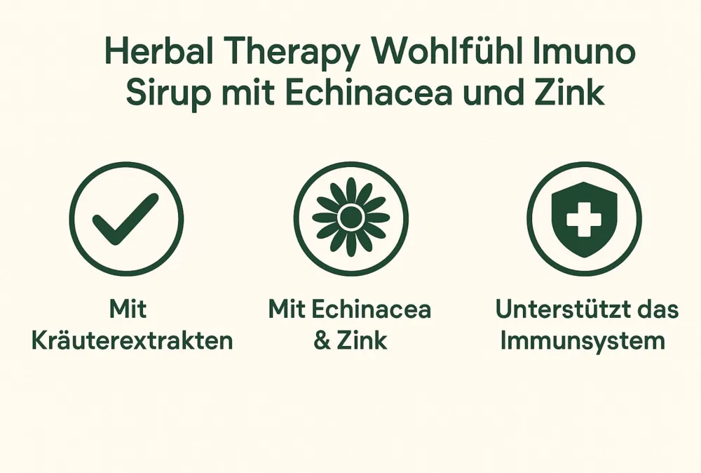 Herbal Therapy Wohlfühl -Imuno-Sirup mit Echinacea und Zink| Outlet