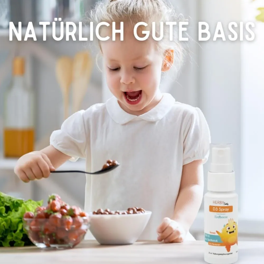 Herby Family® Vitamin D3 Spray für Kinder ab 3 Jahren| Sale