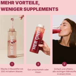 INNER BEAUTY All in One 70+ Nährstoffe in einem Drink|HER ONE Sale