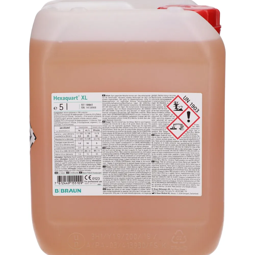 Hexaquart® XL Flächendesinfektionsmittel>B-BRAUN