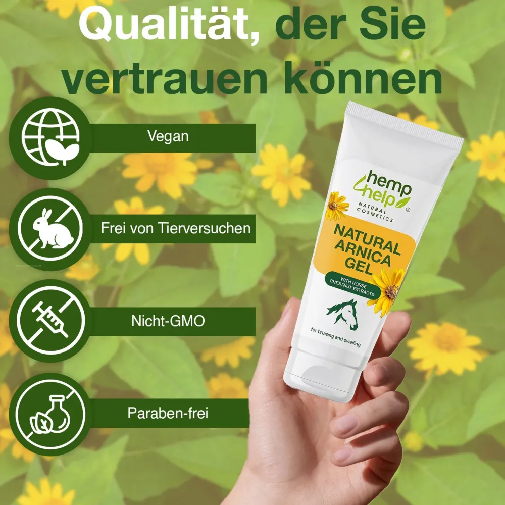 H4H Naturals® Arnika Salbe & Pferdesalbe Gel Linderung bei Knie, Gelenk, Nacken & Muskel> Clearance