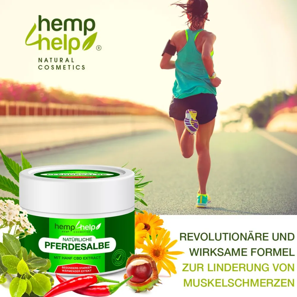 H4H Naturals® Pferdesalbe Extra Stark mit Bio CBD Linderung bei Knie, Gelenk, Nacken & Muskel> Discount