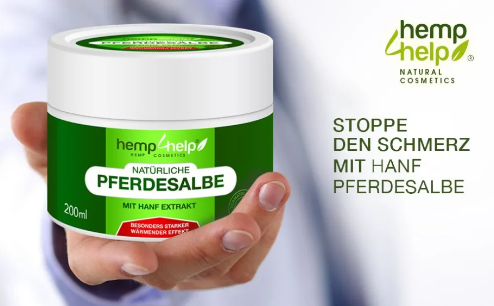 H4H Naturals® Pferdesalbe Extra Stark mit Bio CBD Linderung bei Knie, Gelenk, Nacken & Muskel> Discount