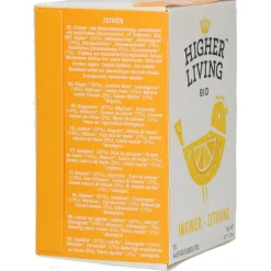 Higher Living™ Bio Ingwer-Zitrone Tee|
